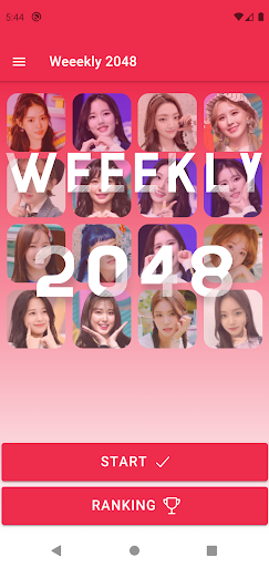 Android application Weeekly 2048 Game screenshort