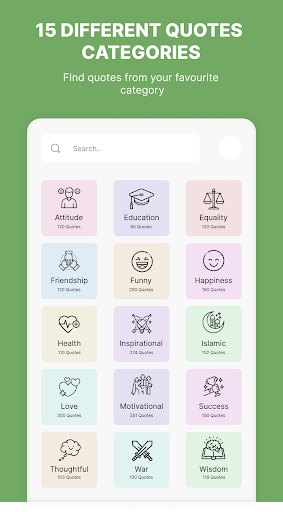 Quotes & Captions Screen 3