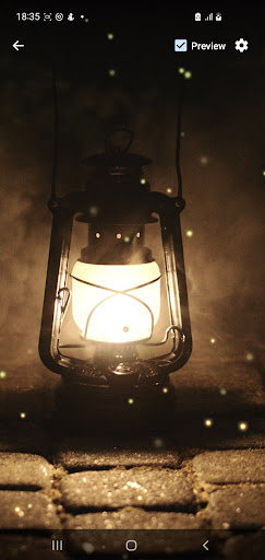 Fireflies Live Wallpaper Screen 2