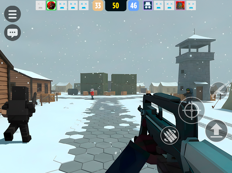 BLOCKFIELD — PvP Pixel Shooter MOD APK screenshot