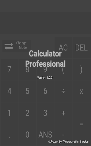Android application Professional Calculator: For M screenshort