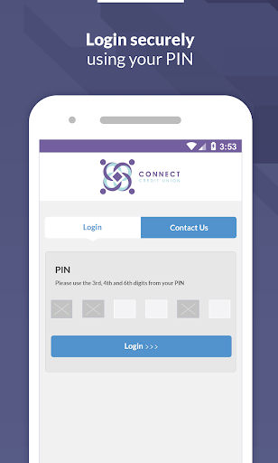 Android application Connect Credit Union screenshort