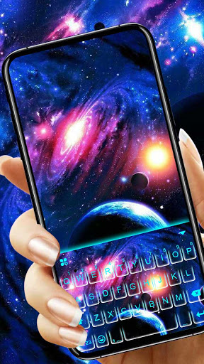 Android application Galaxy 3D Parallax Keyboard Ba screenshort