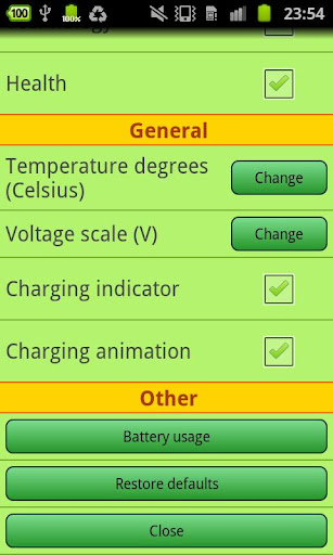 Battery Widget 2D Screen 3