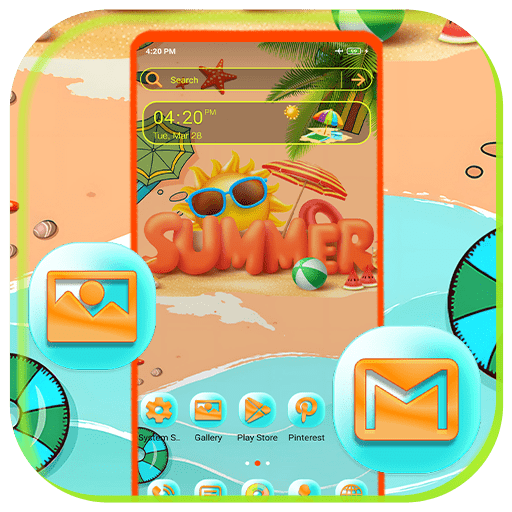 Summer Theme Launcher logo