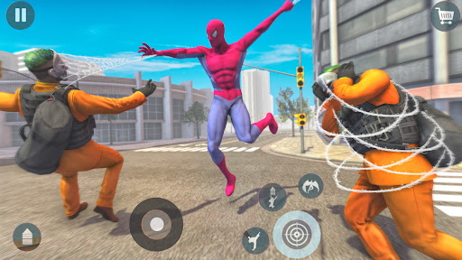 Spider Rope Hero Man Stickman Screen 3