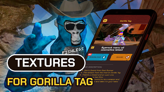 Captura de Pantalla 7 Mods for Gorilla Tag android