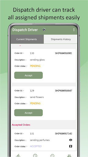 Android application Noqta Dispatch Driver screenshort