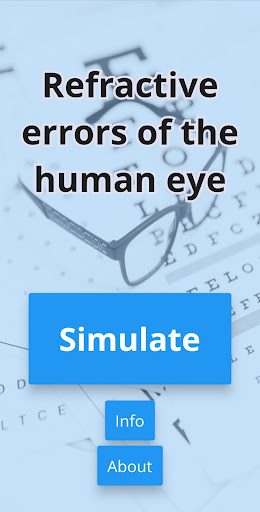 Android application SimulEYE screenshort