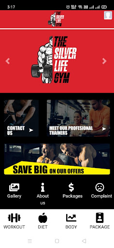 The Silver Life Gym Screen 3