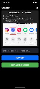 SnapTik download Video no Logo
