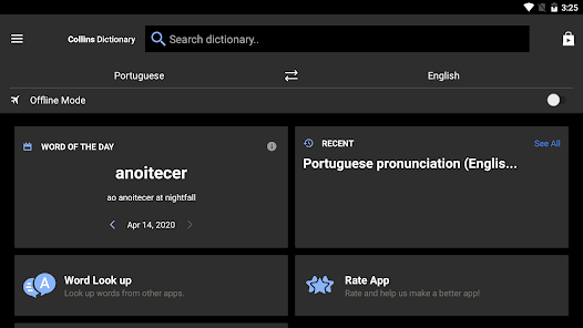 English Portuguese Lexicon (2018)