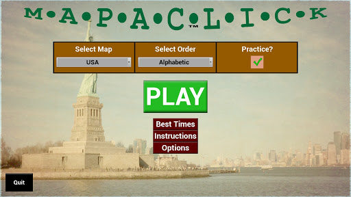 Android application Mapaclick USA screenshort