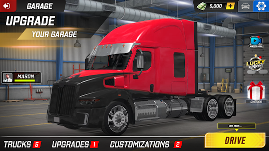 卡車遊戲：美國卡車模擬器