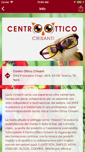 Centro Ottico Crisanti Screen 2