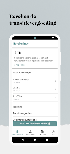 Android application VBK Transitie App screenshort