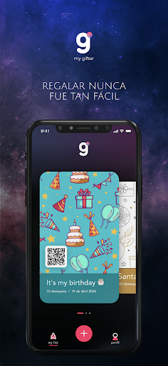 Android application MyGifter screenshort