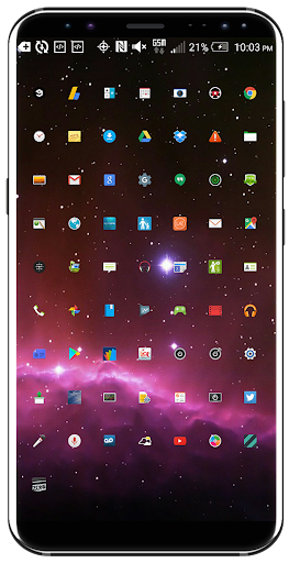 Android application Matrix Launcher screenshort