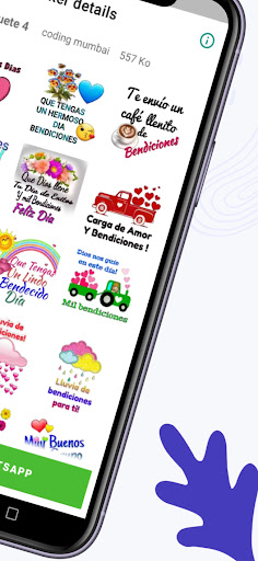 Pegatinas Buenos Días