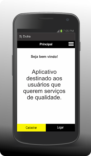 Android application Sj Dutra - Cliente screenshort