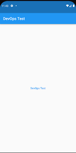 Android application DevOps Test screenshort