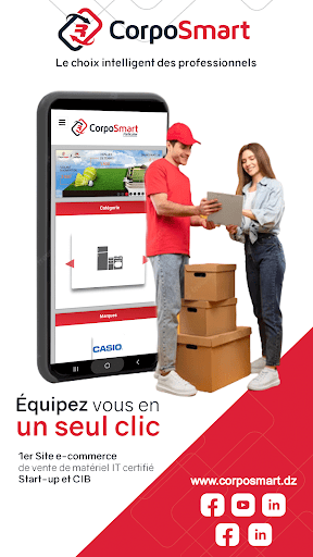 Android application CorpoSmart screenshort
