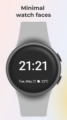 Pixel Minimal Watch Face Screenshot 1