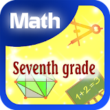 Seventh grade math icon