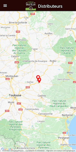 Android application LA PIZZA TRAITEUR screenshort