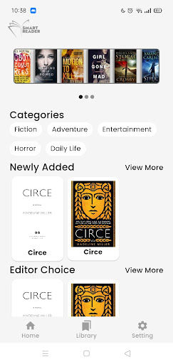 Android application Smart Reader screenshort