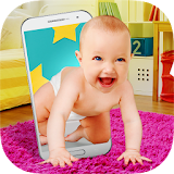 Baby in Phone Prank - Virtual baby icon