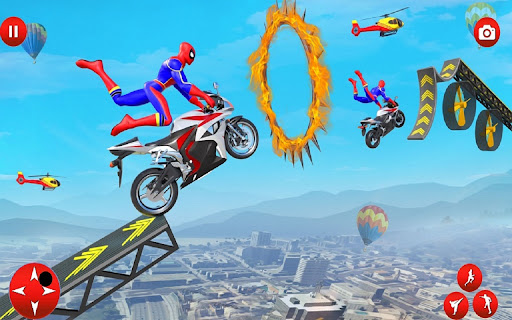 Superhero Mega Ramp Bike Games 1.19 screenshots 12