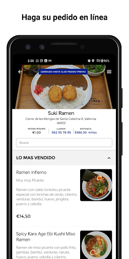 Android application Suki Ramen screenshort