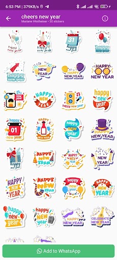 Happy New Year Stickers 2024のおすすめ画像5