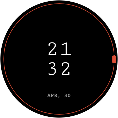 DS D001 - Minimal digital Screen 3