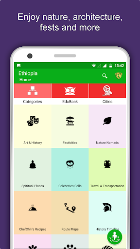 Android application Ethiopia Travel & Explore, Off screenshort