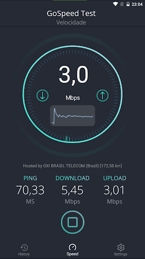 GoSpeed - Test Internet Speed Screenshot 1 - AppWisp.com
