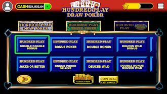 Game screenshot Hundred Play Draw Video Poker mod apk