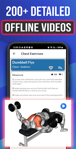 Gym Exercises & Workouts screenshot 2