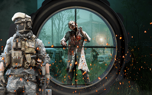 Zombie Sniper Shooter 3D Game Screenshot