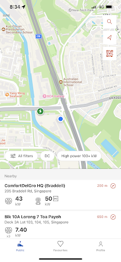 Android application CDG ENGIE EV Charging screenshort