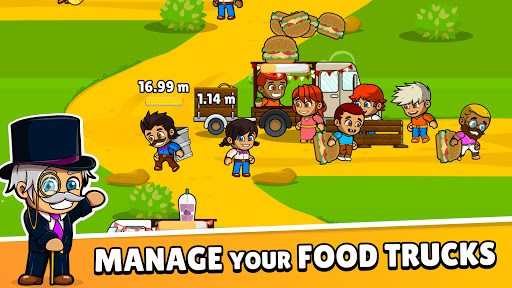 Idle Foodie Empire Tycoon - Street Food Game  screenshots 1