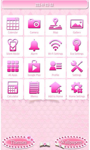 Pink Argyle Theme +HOME Screen 3