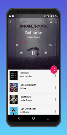 Android application Music Player screenshort