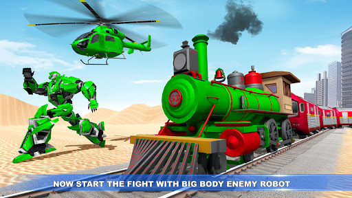 Train Robot Car Game – Helicopter Robot Game 2021 1.1.3 screenshots 3