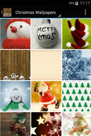 Android application Christmas Wallpapers screenshort
