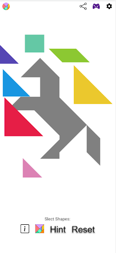 Android application Brain Tangram screenshort