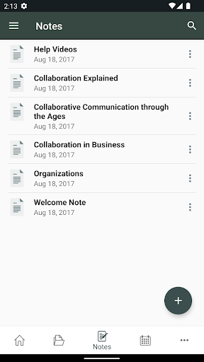 Evolution Connect Portal Screen 2