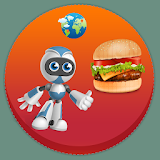 Robot adventure eat Burger icon