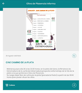 Captura de Pantalla 3 Oliva de Plasencia Informa android